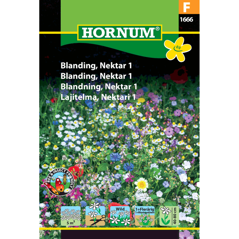 Nektar Blanding 1 - Sommerblomstblanding - mere end 35 flotte sorter!