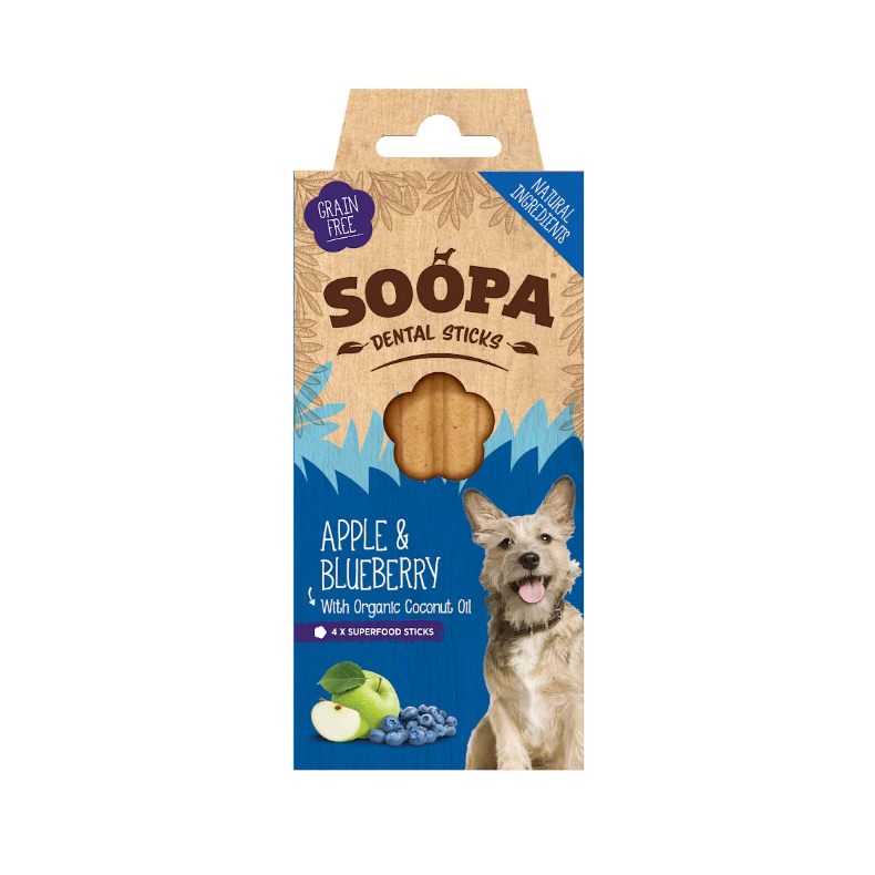 SOOPA Dental Sticks Apple &amp; Blueberry 100g